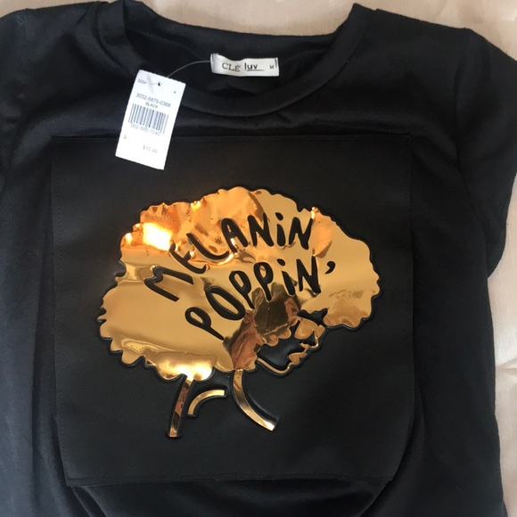 🌸Melanin popping knot shirt! - Picture 2 of 3